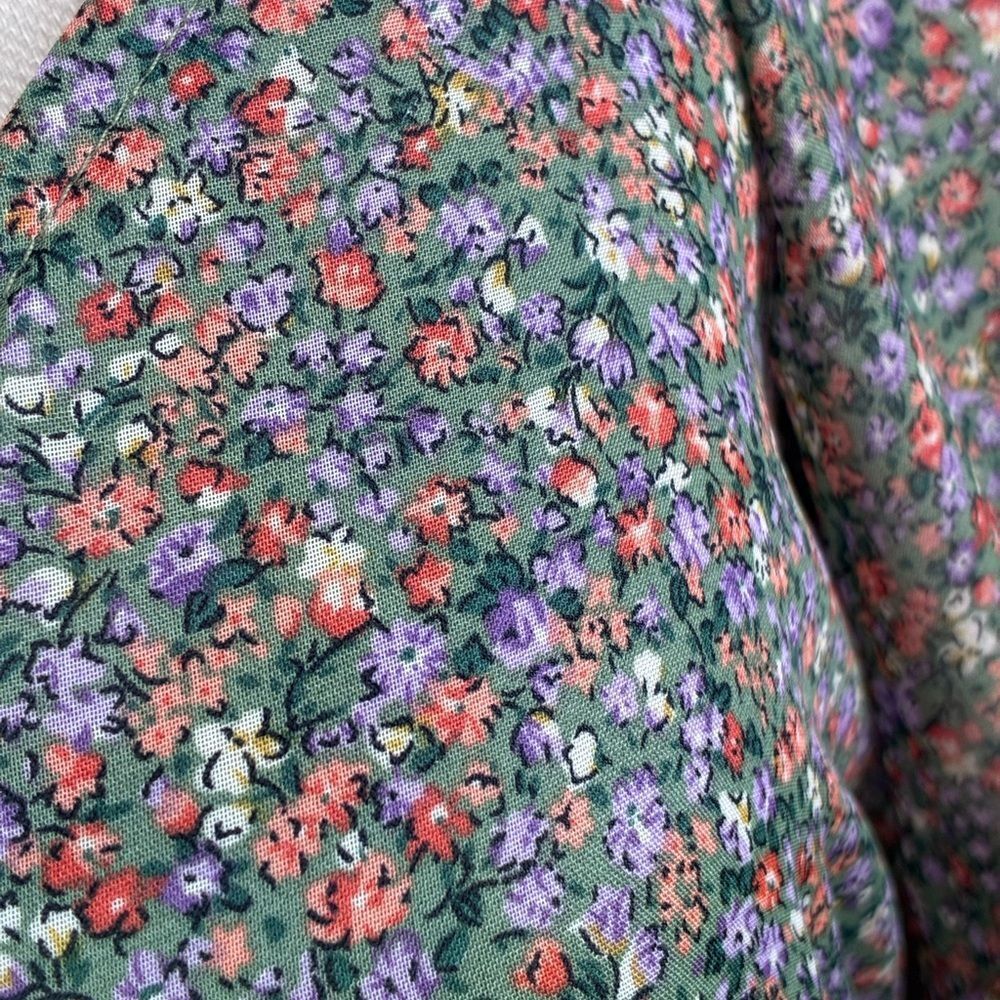 Nwt Cottagecore Cutie Floral Dress, Sweetheart Neckline ,Open Tie Back, Lined — image 2 of 8